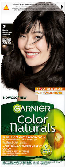 Garnier Color Naturals Βαφή Μαλλιών 2.0 Very Dark Brown 100ml
