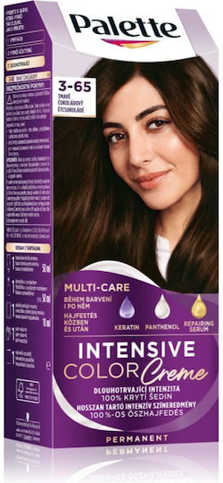 Schwarzkopf Palette Intensive Color Creme Hair Dye 3-65 (W2) Dark Chocolate 50ml