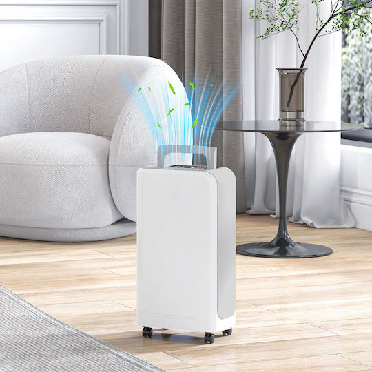 HomCom 821-035V90WT Dehumidifier with Compressor 12lt