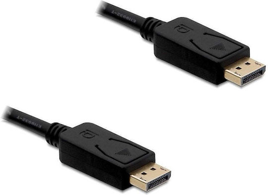 Cable DisplayPort male - DisplayPort male 1.5m Μαύρο