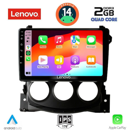 Lenovo Car Audio System for Nissan 370Z 2009-2012 (Bluetooth/USB/AUX/WiFi/GPS/Apple-Carplay/Android-Auto) with Touch Screen 9"