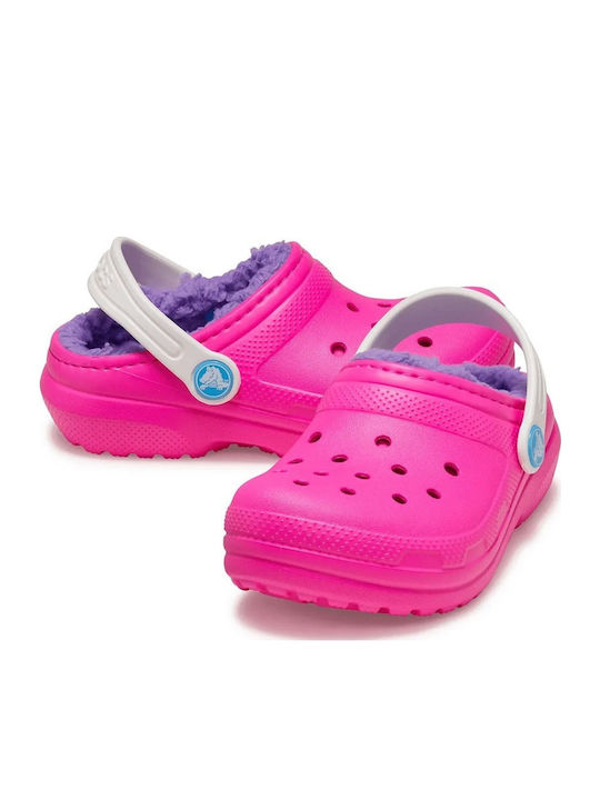 Παντόφλες Ροζ Classic Lined Clog