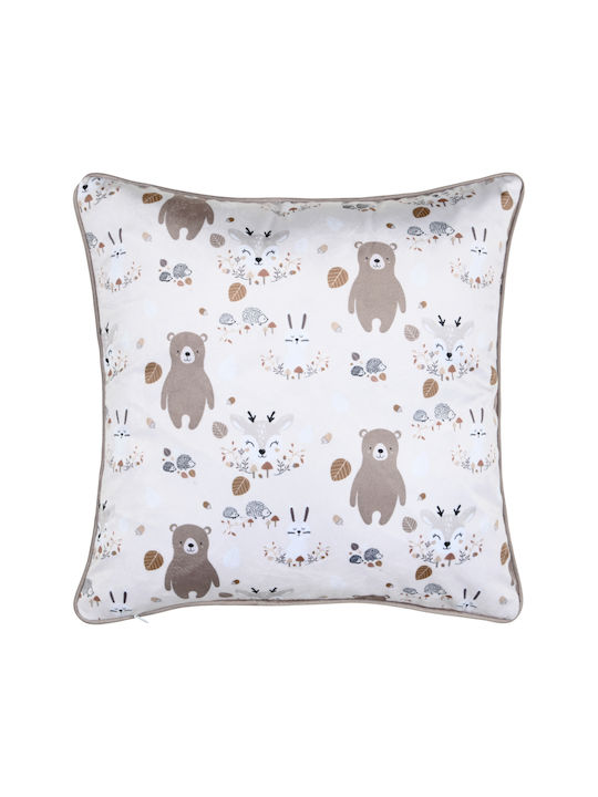 Kids Decorative Pillow S-f Gabin Gray 40x40cm