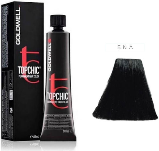 Goldwell Topchic Hair Color Hair Dye 5NA Chestnut Open Natural Sandre 250ml