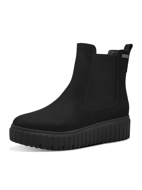 Suede Women's Ankle Boots Black