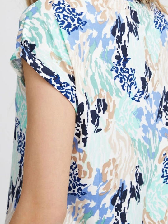 Γυναικείο T-shirt Animal Print Μπλε Multi