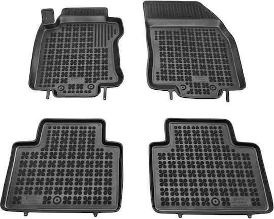 Rezaw Plast Set of Front and Rear Mats 5pcs for Kia Rio 2017+ Black