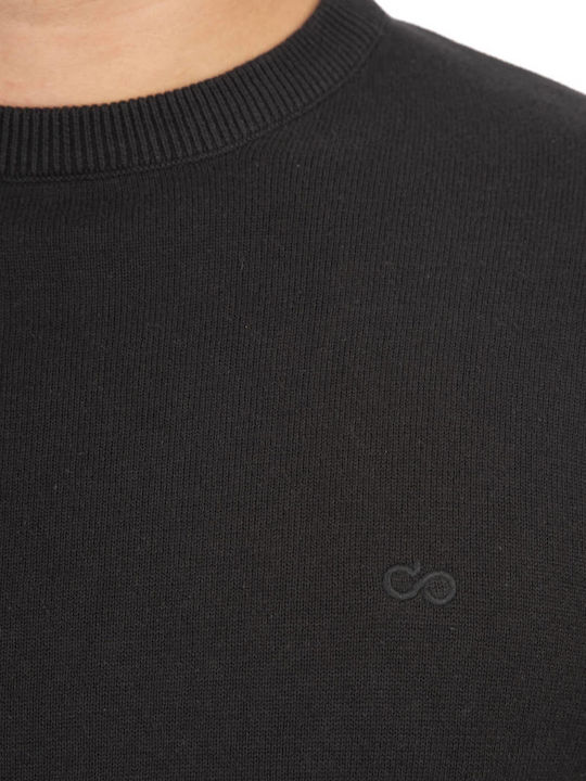 Langarm-Pullover Schwarz