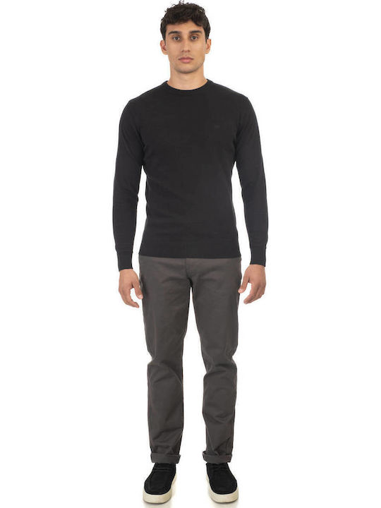 Langarm-Pullover Schwarz