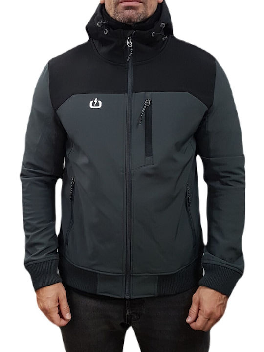 Jacke Bomber D Grey/black, Gray