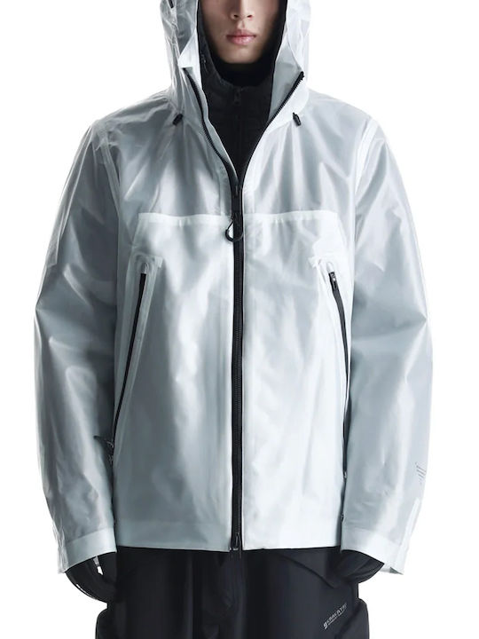 Krakatau Jacket Puffer Waterproof White-Black