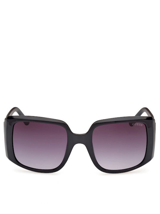 Guess Women's Sunglasses with Black Plastic Frame and Gray Gradient Lens GU00097 01B