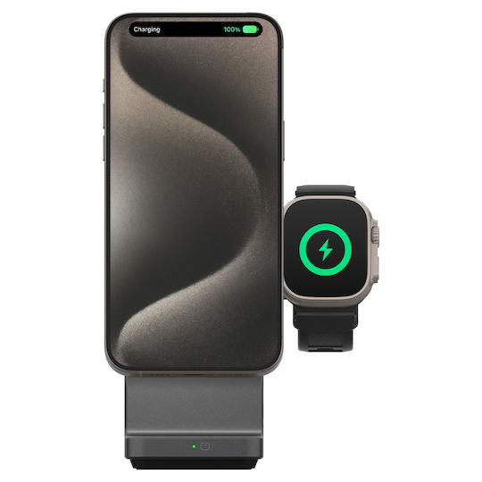 Spigen Wireless Charger Qi2 15W Gray (3-in-1 Stand S318W)