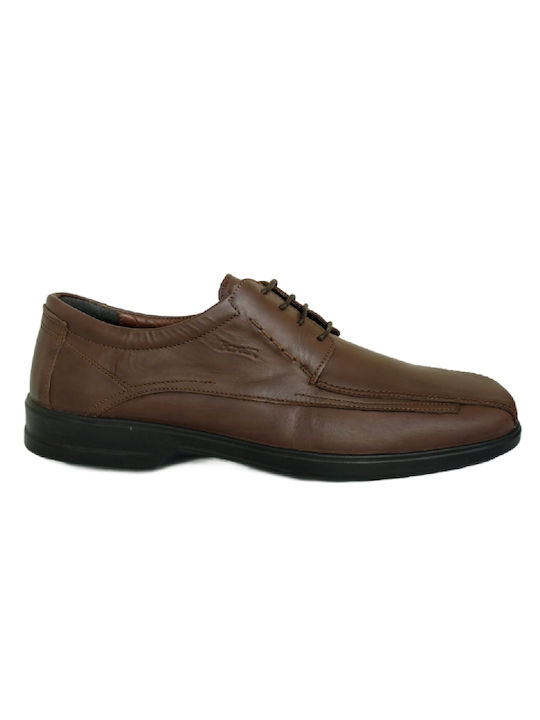 Boxer Men's Leather Casual Shoes Brown