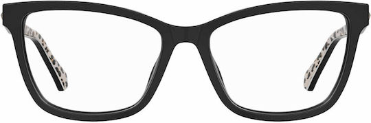 Moschino Plastic Eyeglass Frame Black MOL632 7RM