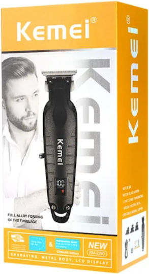 Kemei Professional Rechargeable Hair Clipper Black KM-2293