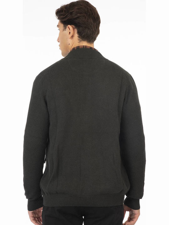 Herren Strickjacke Grün