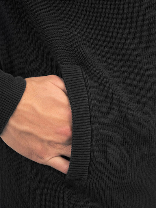 Ανδρική Ζακέτα Πλεκτή Μαύρη