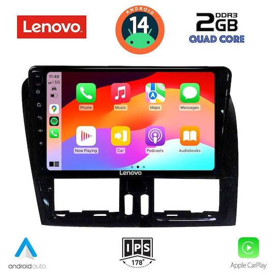Lenovo Автомобилна Аудио Система за Volvo XC 60 2009-2017 (Bluetooth/USB/AUX/Wi-Fi/GPS/Apple CarPlay/Android Auto) с Touch Screen 9"