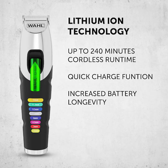 Wahl Professional Rechargeable Hair Clipper Black 09893-0443