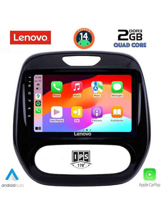 Lenovo Car-Audiosystem für Renault Erfassen 2013-2019 (Bluetooth/USB/AUX/WiFi/GPS) mit Touchscreen 9"