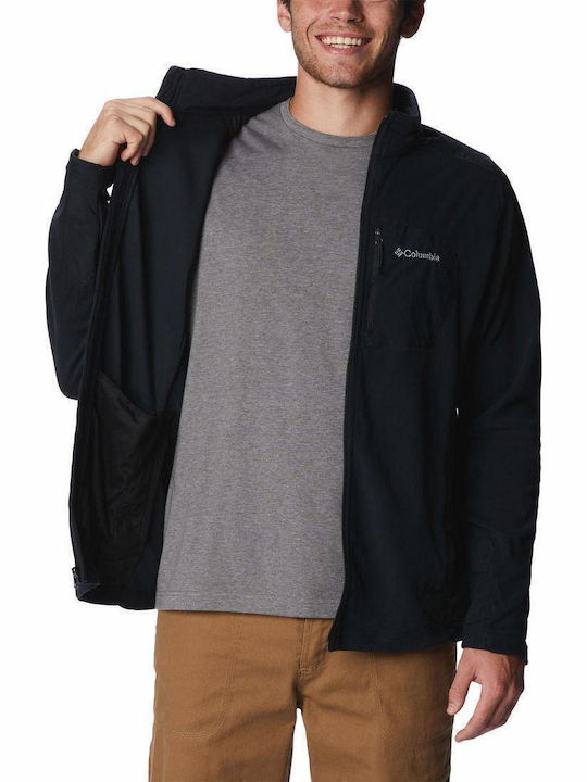 Klamath Range Full Ανδρική Ζακέτα Fleece Μαύρη