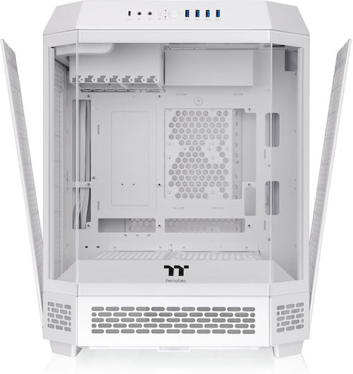 Thermaltake The Tower 600 Gaming Midi Tower Computer Case with Side Window Snow White