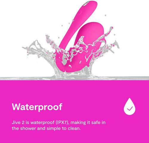 We-Vibe We Vibe - Jive 2 Mini Δονητής Egg με Απομακρυσμένο Έλεγχο 10.5cm Φούξια