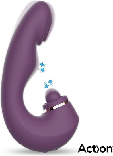 Action Δονητής G-Spot 16cm Μωβ