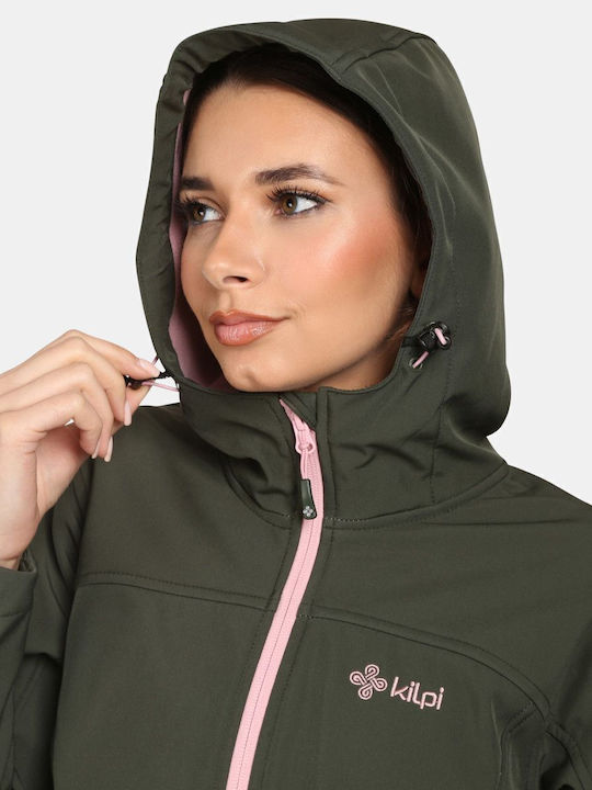 Ravia Softshell Γυναικείο Μπουφάν Dark Green