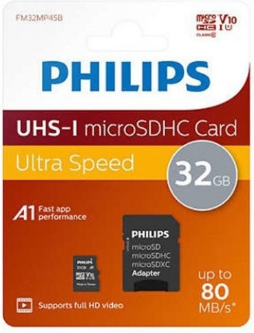 Philips SDHC Class 10 Cu Adaptor PH666868