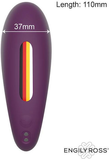 Engily Ross Vibrator für Paare mit Fernbedienung 11cm Lila