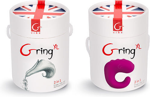 Fun Toys Gring Xl Finger Vibrator Sweet Raspberry Δονητής Δακτύλου Μωβ