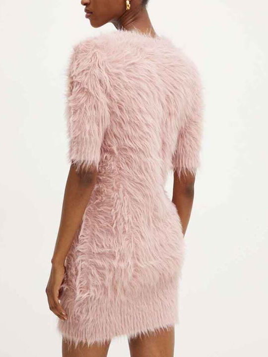 Καλοκαιρινό Mini Βραδινό Φόρεμα PALE MAUVE