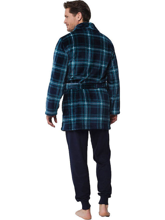 Pastunette Winter Karo Herrenpyjamas Grüne