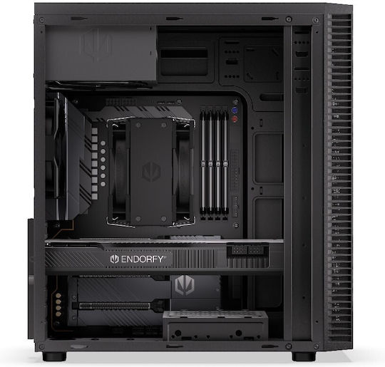 Endorfy Armis 100 Solid Midi Tower Computer Case Black