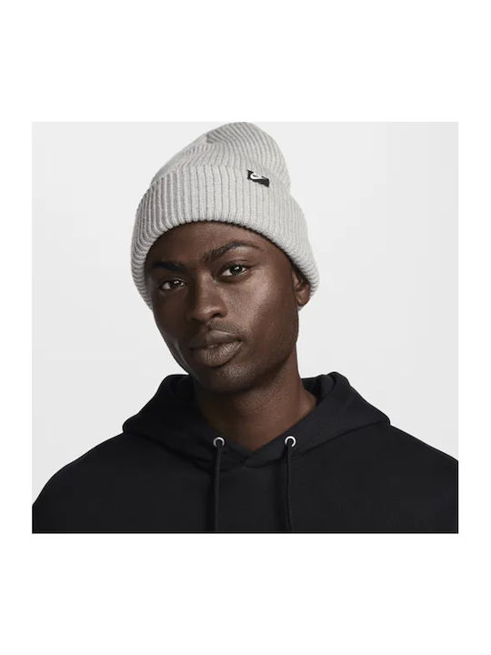 Peak Beanie Γυναικείος Σκούφος Πλεκτός σε Γκρι χρώμα