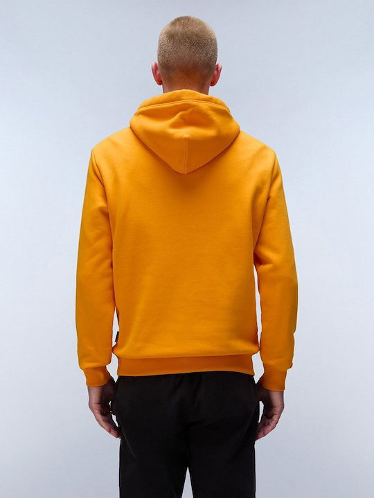 Napapijri B-box Logo H Sweatshirt with Hood Orange Marigold