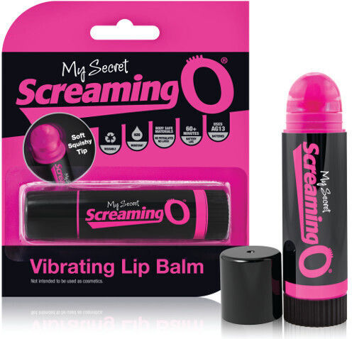 Screaming O Vibrating Lip Balm Klitoris Vibrator 10.1cm Pink