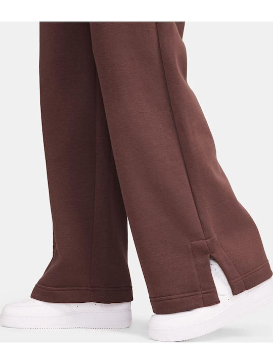 Sportswear Παντελόνι Φόρμας Fleece Καφέ