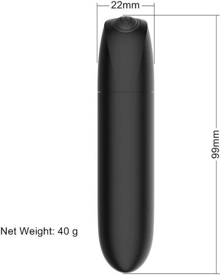 Klassisch Vibrator Klassischer Vibrator klein 10cm Black