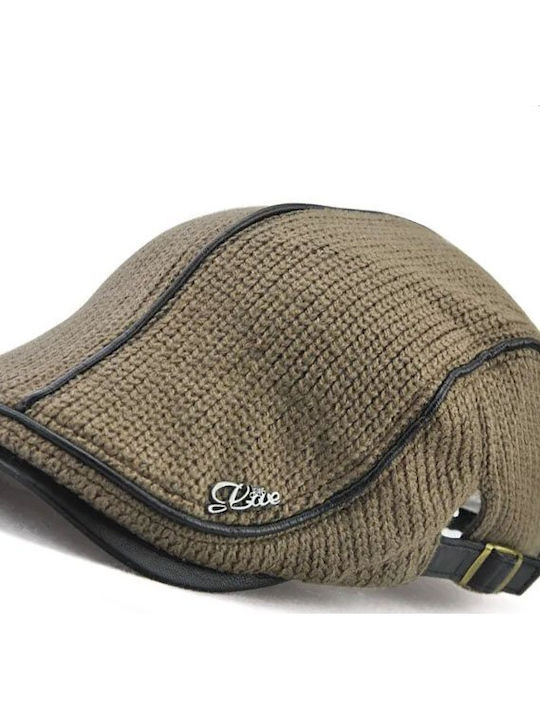 Luciano Faketti Schiebermütze Beige