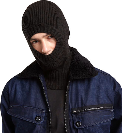 Volles Gesicht Beanie in Schwarz Farbe