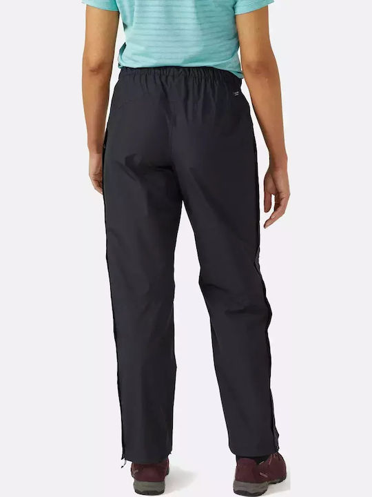 Rab Downpour Eco Women's Hiking Long Trousers Black