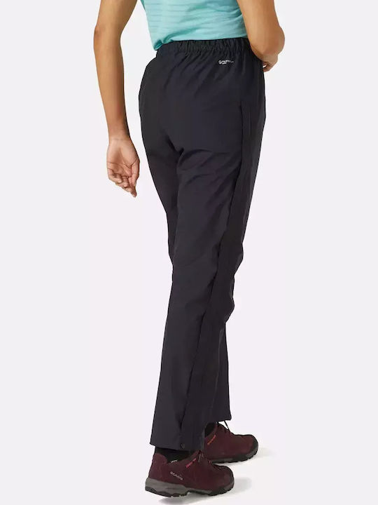 Rab Downpour Eco Women's Hiking Long Trousers Black