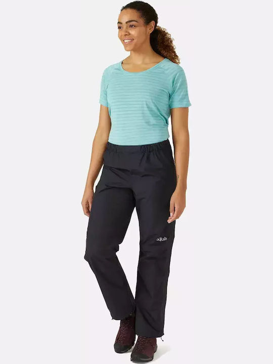 Rab Downpour Eco Women's Hiking Long Trousers Black
