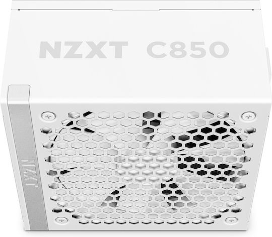 NZXT C850 Gold ATX 3.1 850W Λευκό Τροφοδοτικό Υπολογιστή Full Modular 80 Plus Gold