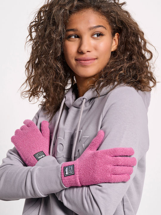 BodyTalk Women's Woolen Gloves Pink