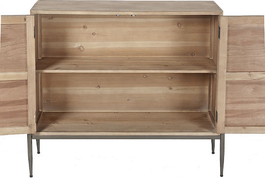 Μπουφές από Μασίφ Ξύλο Καφέ 100x33x87cm Μπουφές από Μασίφ Ξύλο Καφέ 100x33x87cm