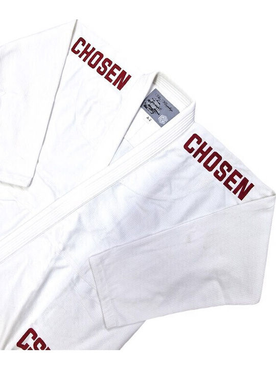 Chosen Bărbați Uniforme Jiu Jitsu brazilian Alb
